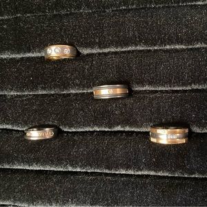 Jewelry trays Necklace, Ring, Bracelet, Flat tray Pick 3 pcs Free earring stands